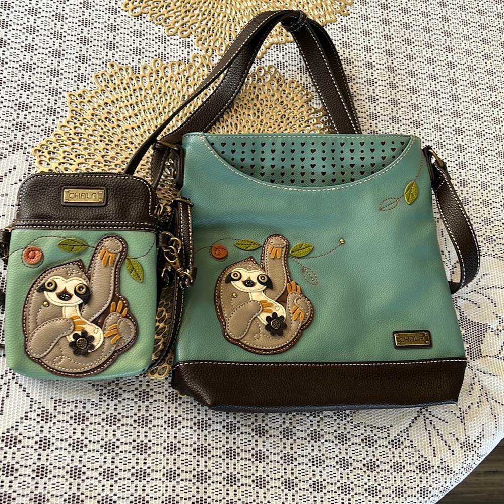 Chala brand bag set sloth detail